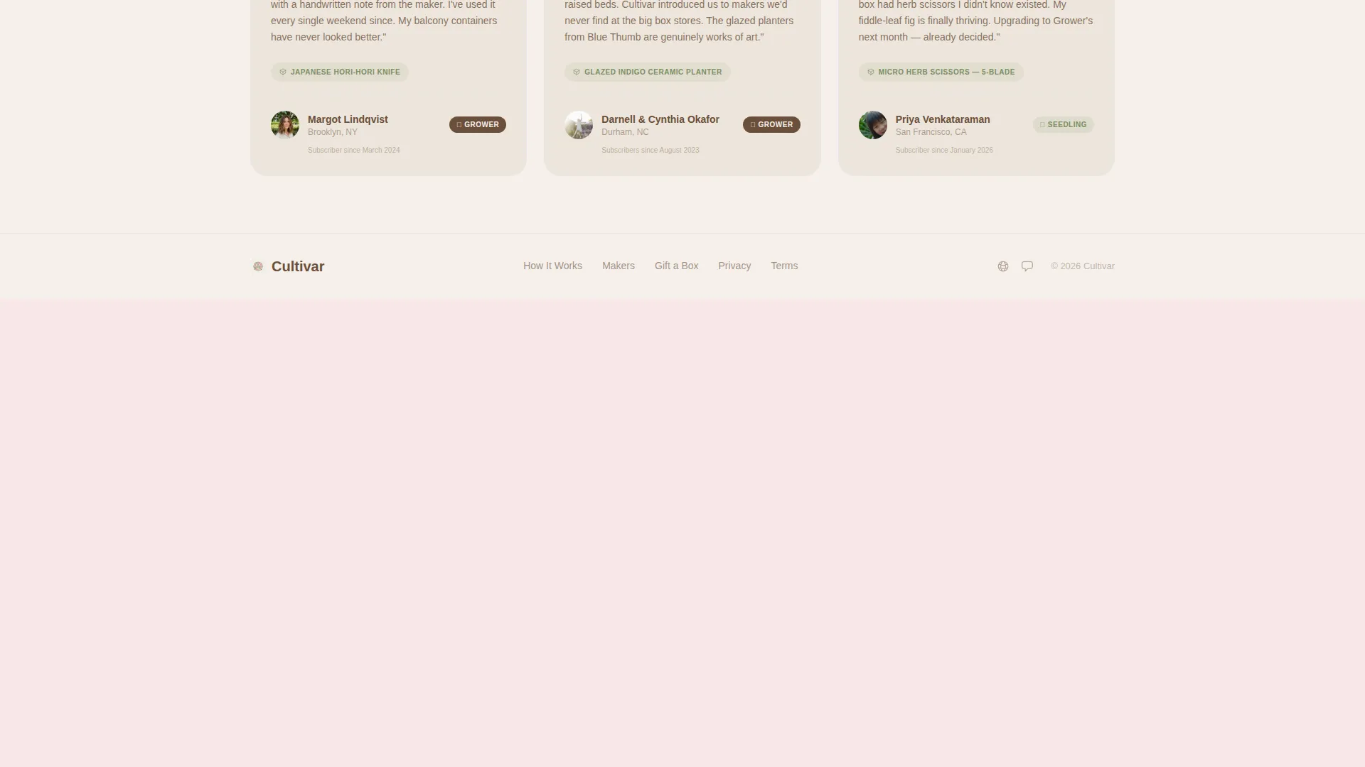Garden Tools & Planters Store Professional Website Template