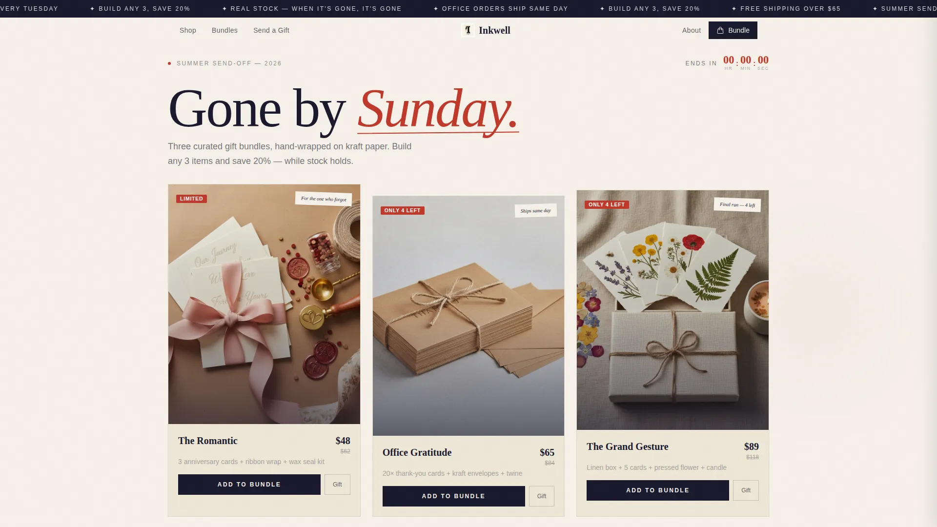 Local Brick & Mortar Business Professional Website Template