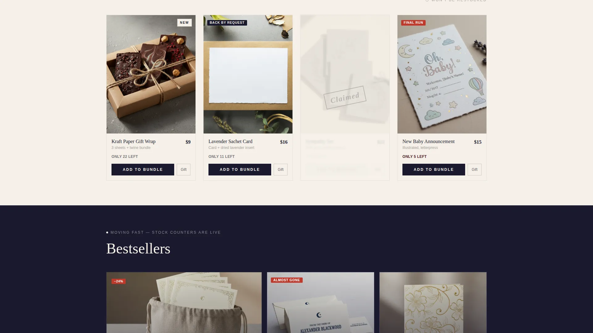 Local Brick & Mortar Business Professional Website Template