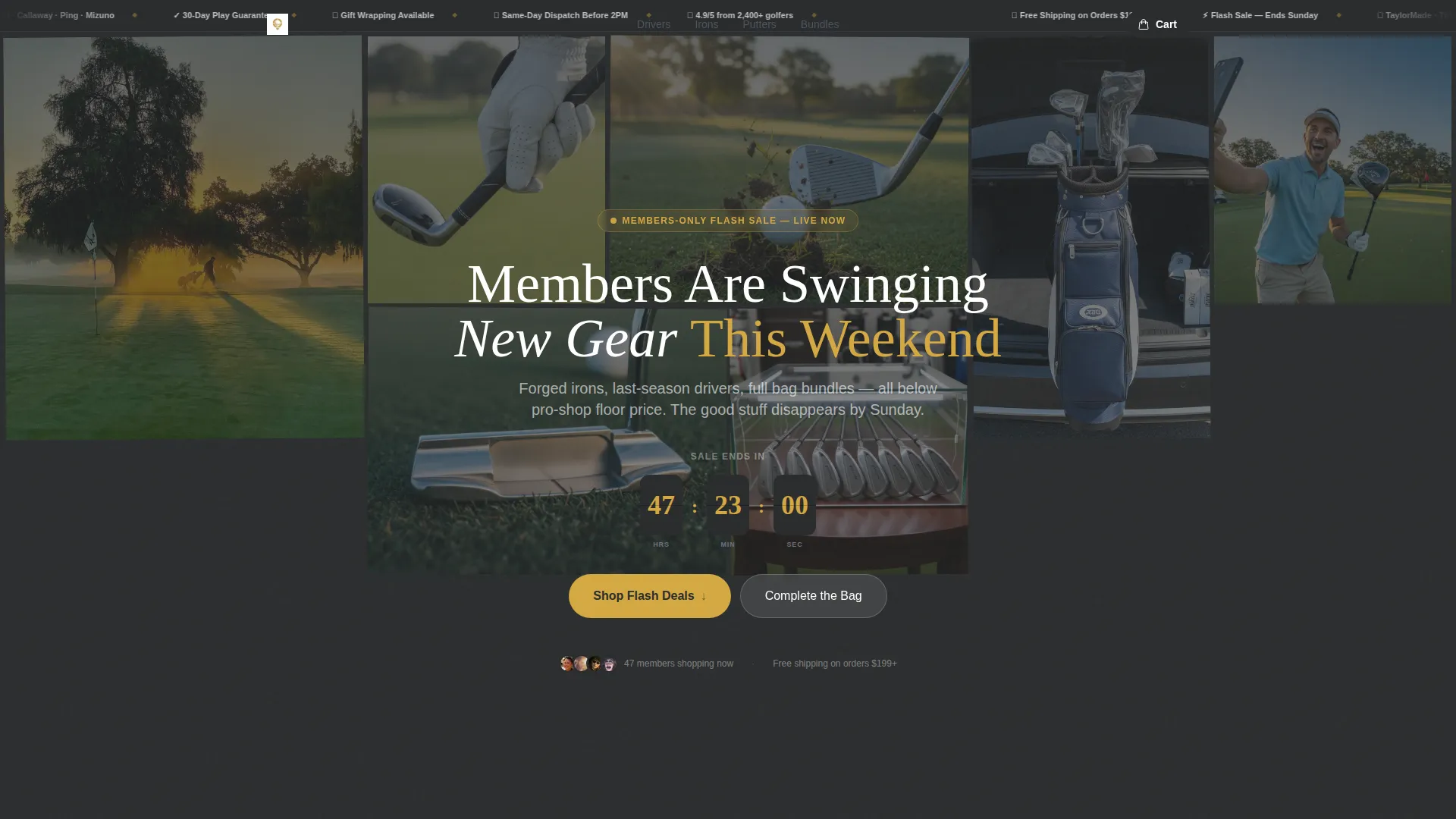 Sports & Outdoor Store Portfolio Website Template
