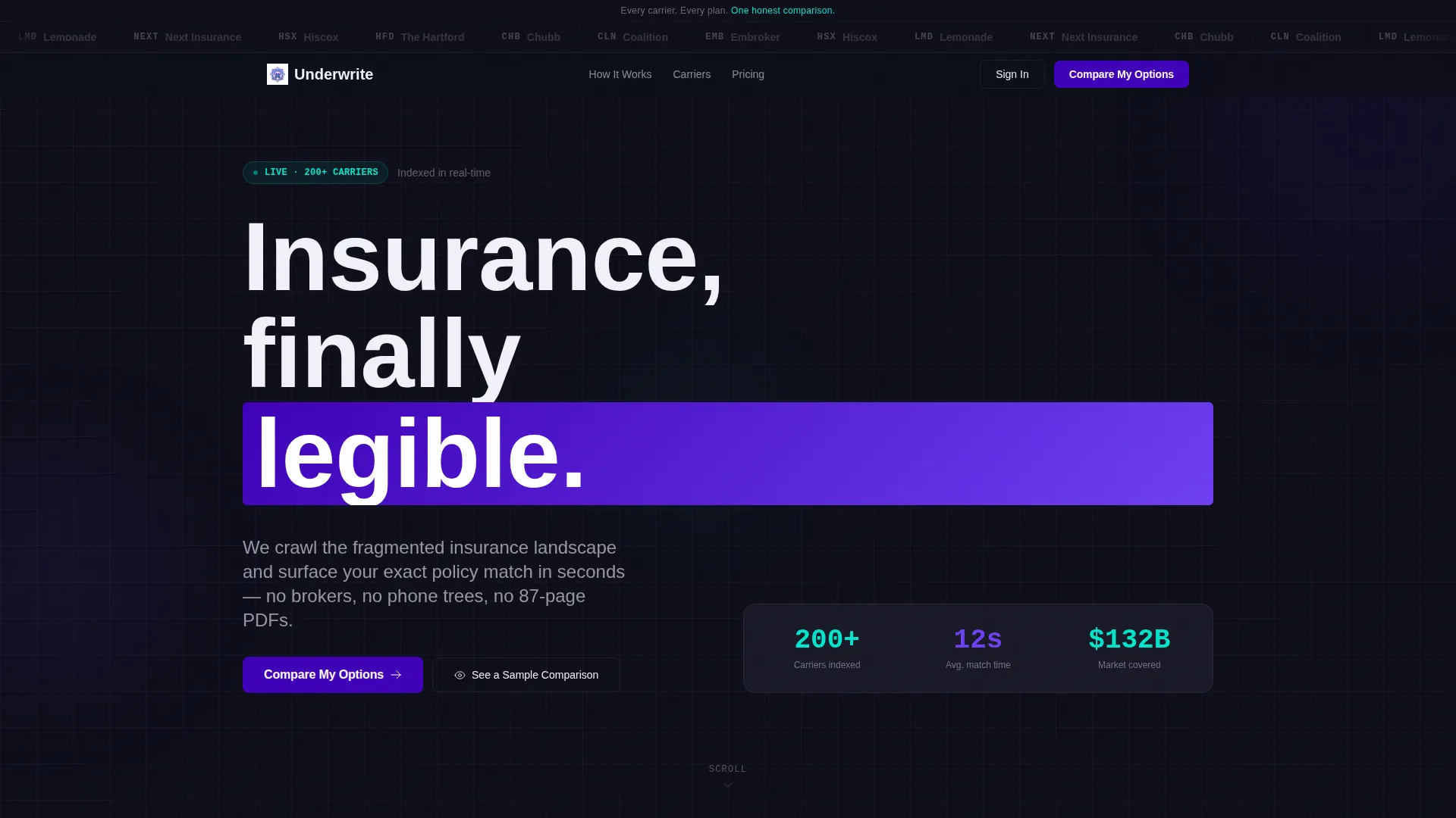 Instant Insurance Innovation Landing Page Template