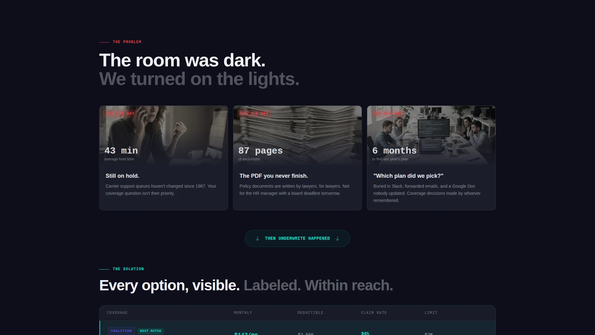 Instant Insurance Innovation Landing Page Template