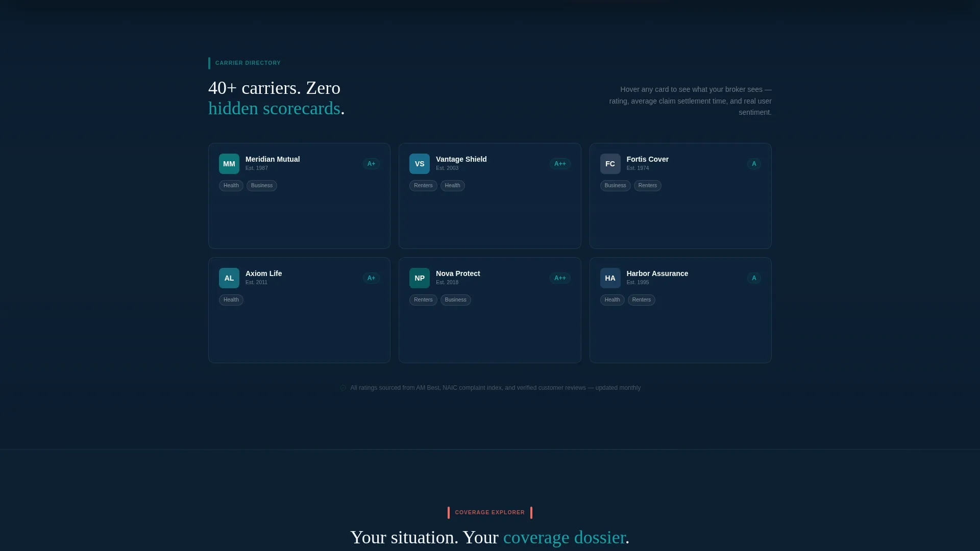 Insurtech Waitlist Landing Page Template