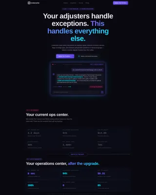 Smart Insurance Solutions Landing Page Template