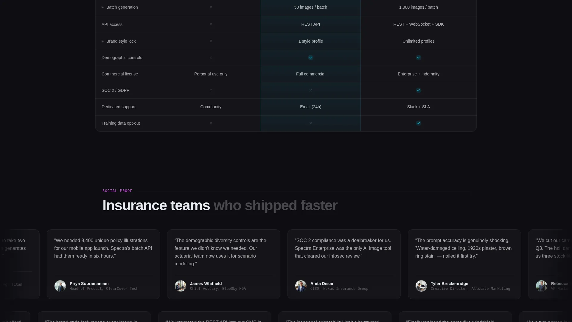 AI Insurance Image Generator Landing Page Template