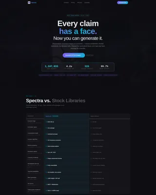 AI Insurance Image Generator Landing Page Template