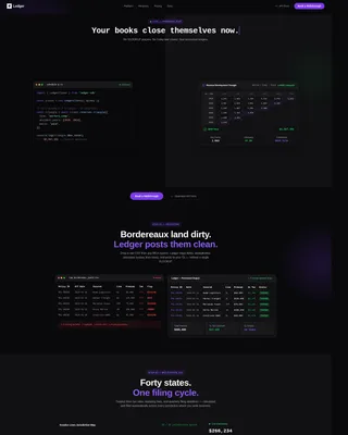 Insurance Accounting Software Landing Page Template