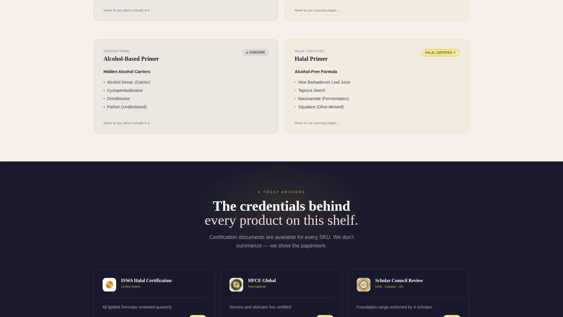 Middle Eastern Specialty Retail Blog Website Template
