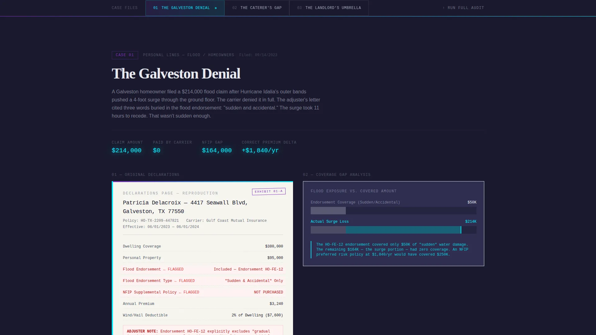 Insurance Agency Case Study & Premium Savings Website Template