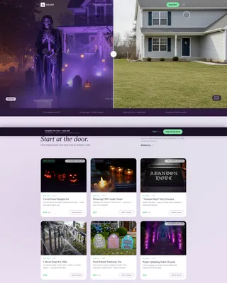Halloween Business Professional Website Template