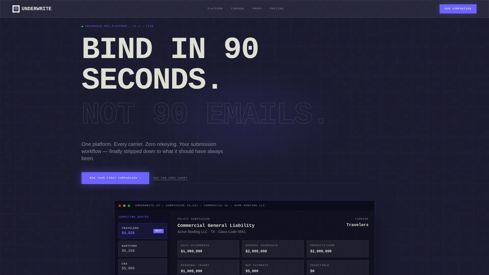 Insurance Agency Customer Testimonials Trust Journey Website Template