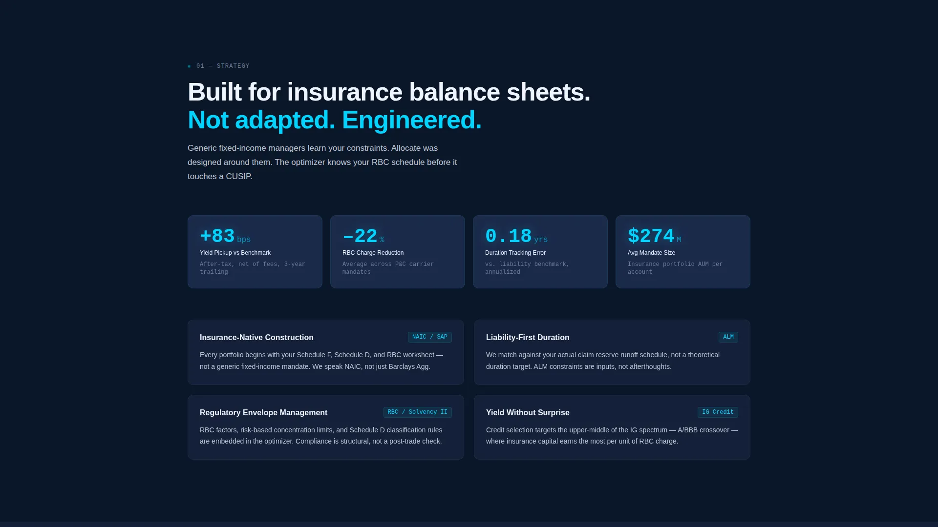Insurance Asset Management Landing Page Template
