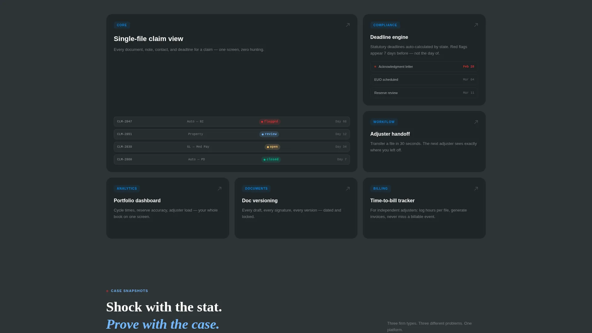 Dynamic Claims Adjuster Landing Page Template