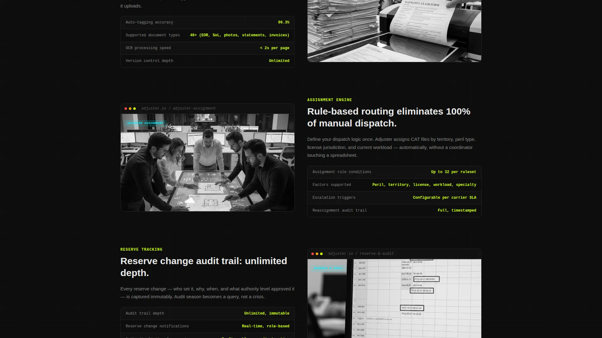 Expert Claims Processing Landing Page Template