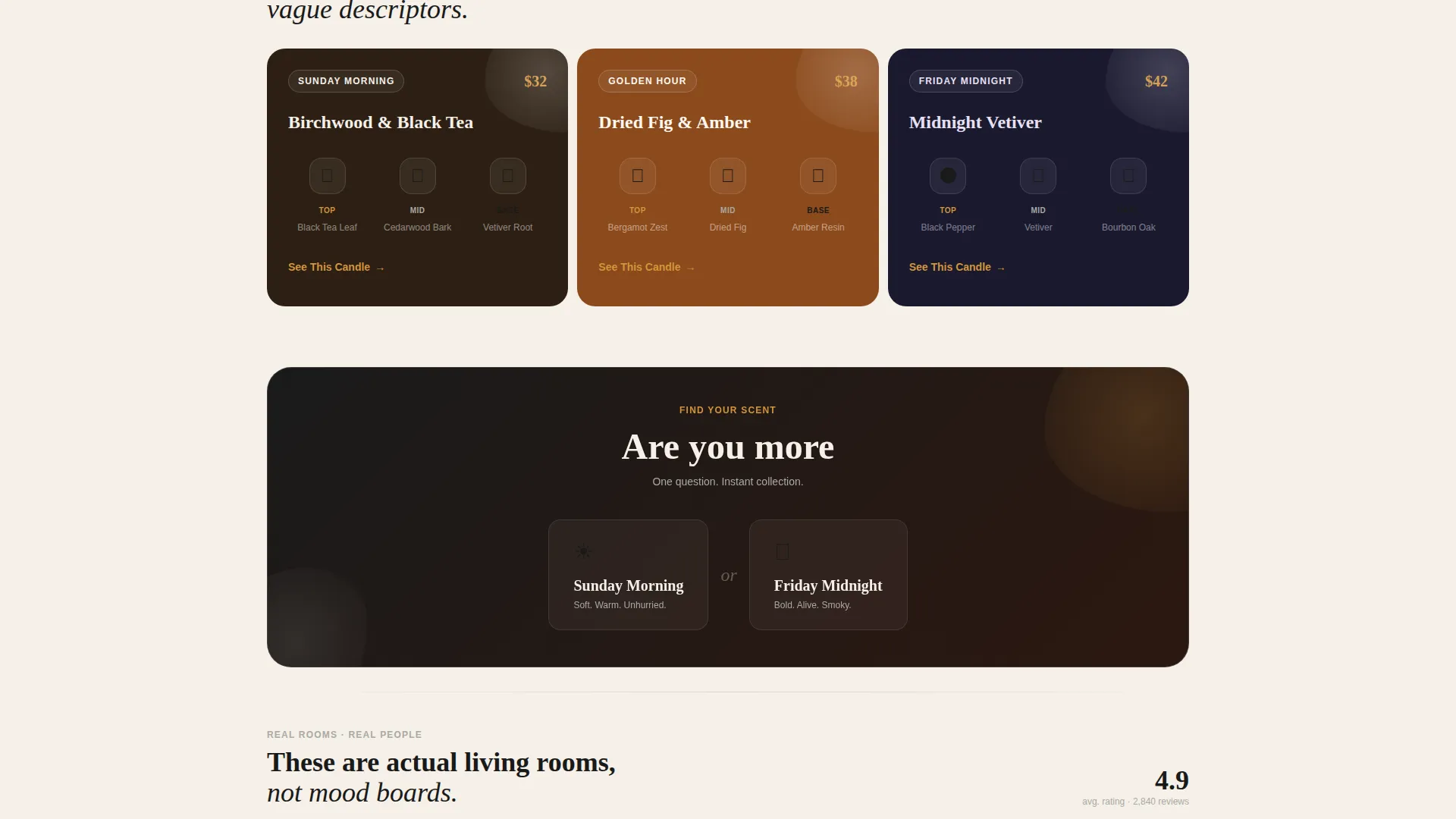 Niche & Artisan Products Pricing Website Template