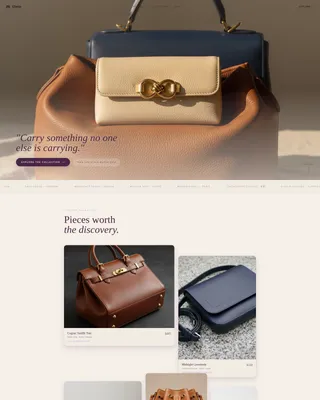 Jewelry & Accessories Store Blog Website Template