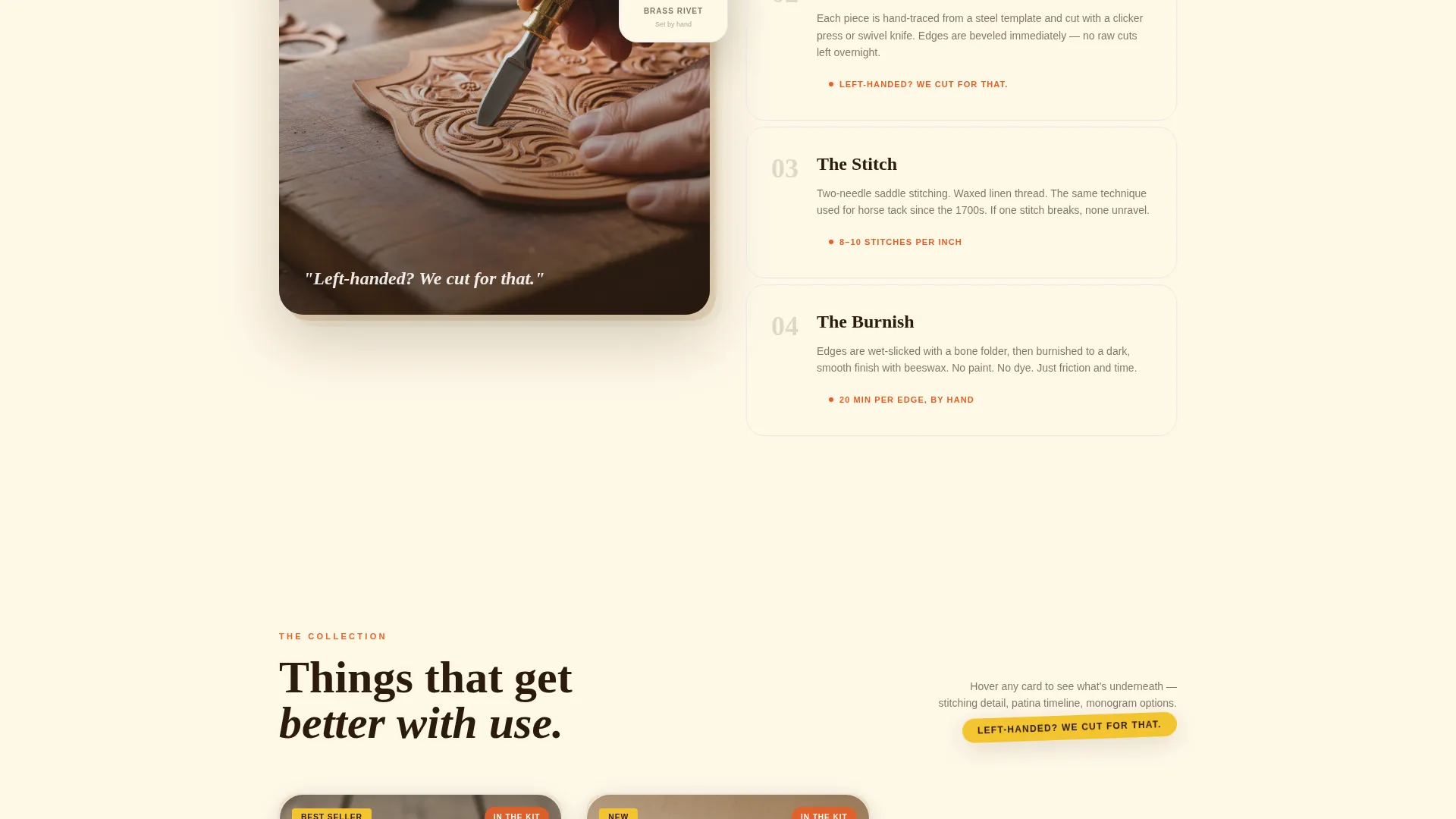 Niche & Artisan Products Professional Website Template