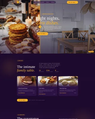 Hanukkah Business Professional Website Template