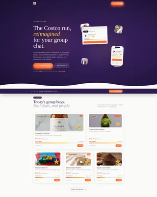 Bold Wellness Group Buying Landing Page Template