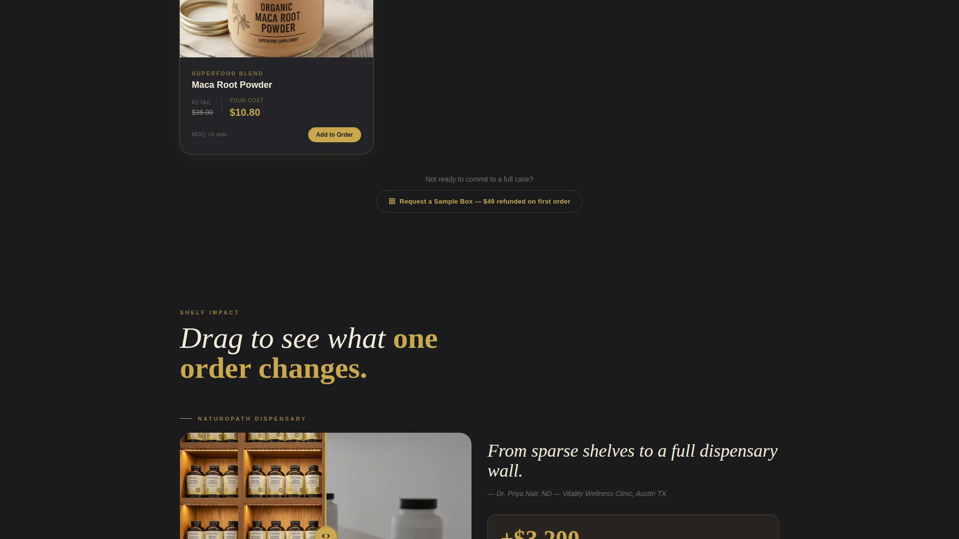 Health & Wellness E-Commerce Professional Website Template