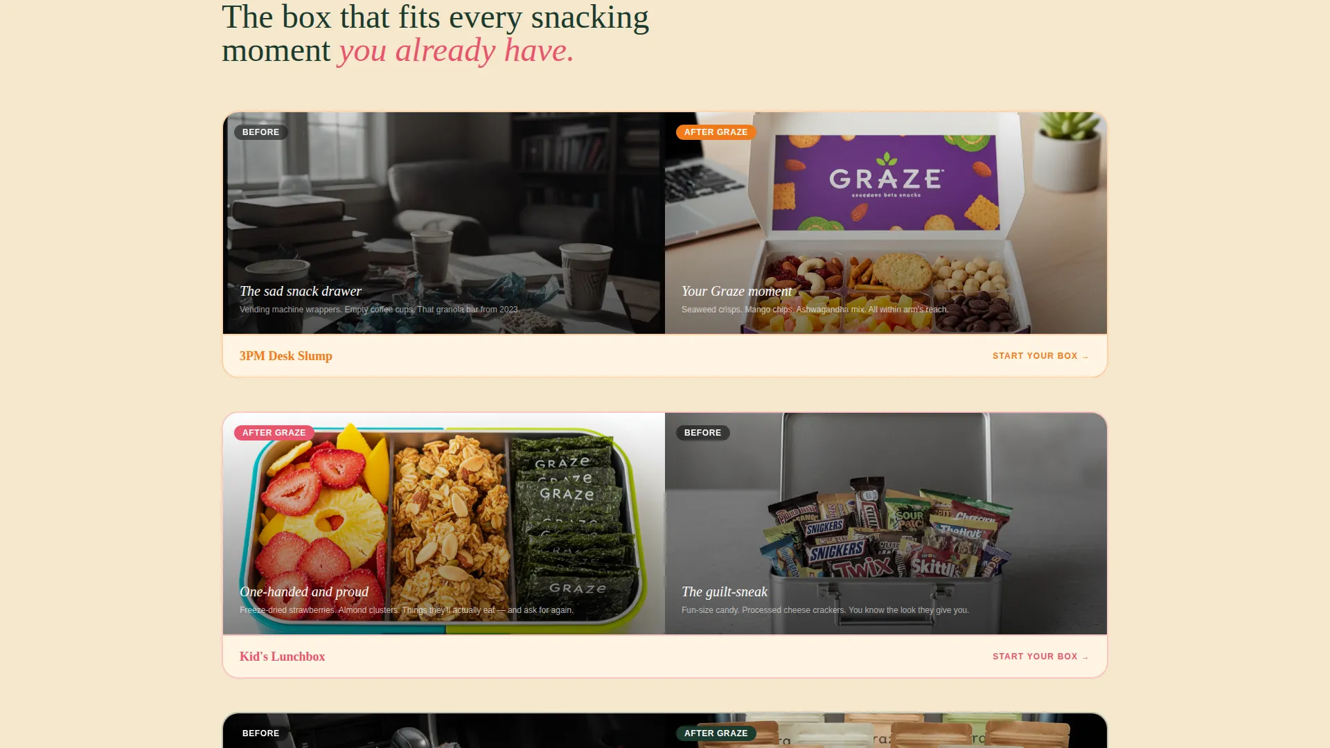 Subscription Box Pricing Website Template
