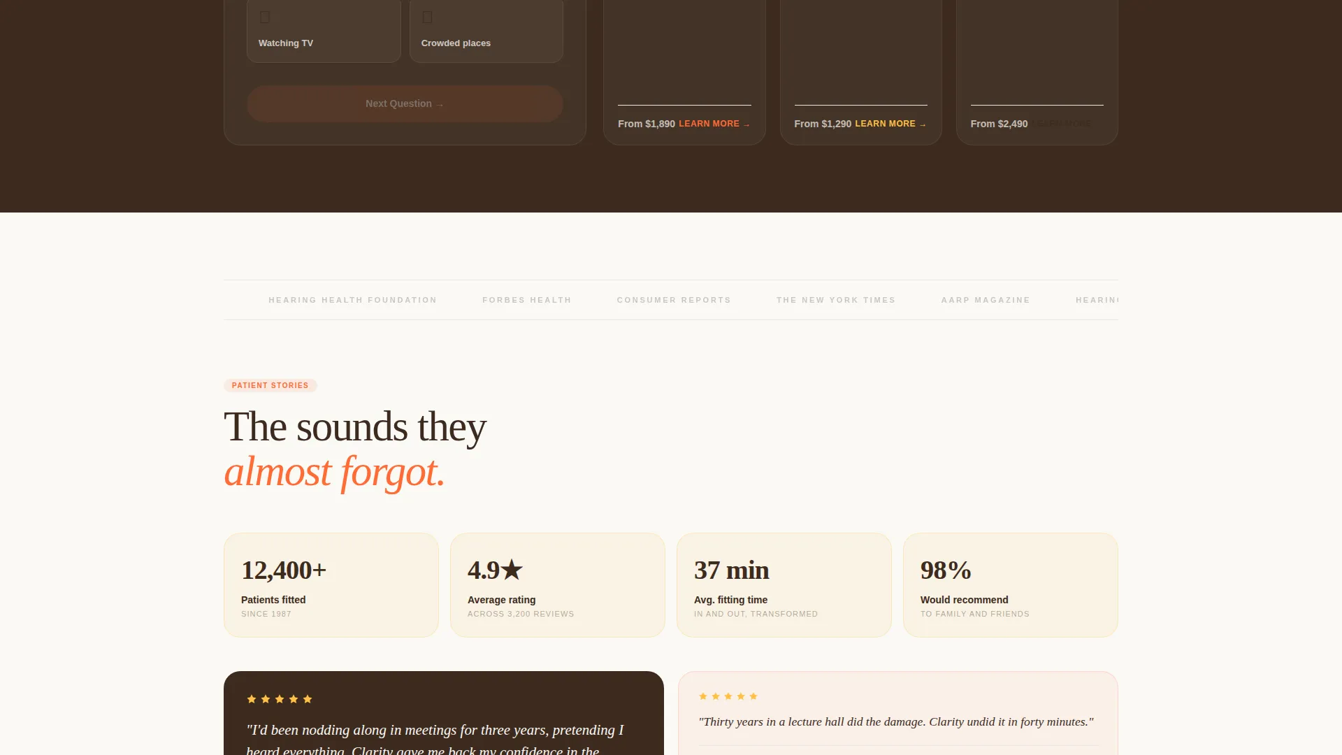 Local Brick & Mortar Business Booking Website Template