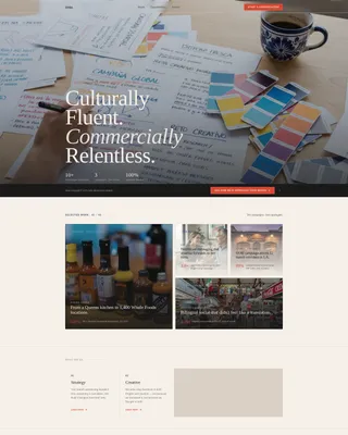 Hispanic-Owned Business Portfolio Website Template