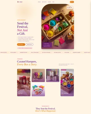 Holi Business Portfolio & Case Study Website Template