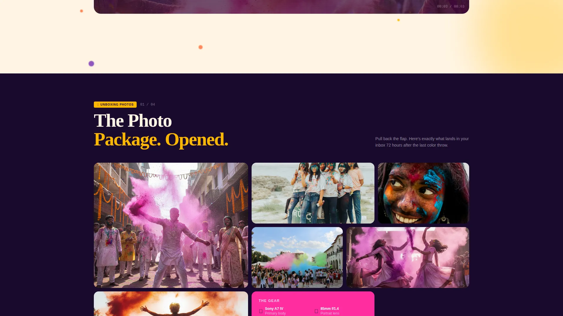 Advanced Holi Business Pricing & Packages Website Template
