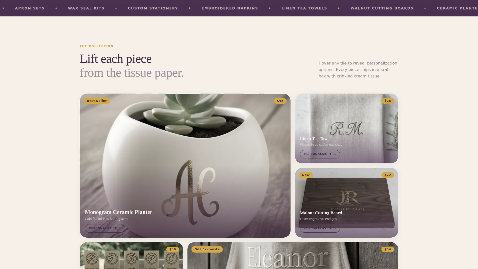 Personalized Home & Garden Landing Page Template