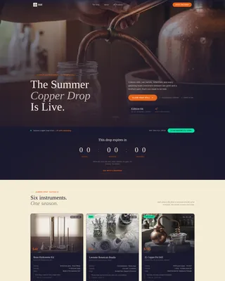 Hobby & Passion Supplies Pre-Launch & Coming Soon Website Template