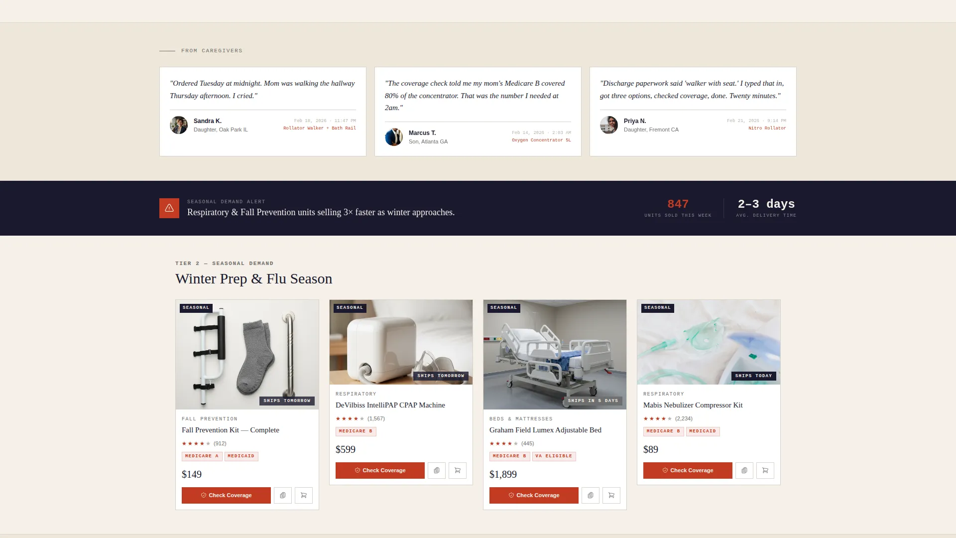 Local Brick & Mortar Business Professional Website Template