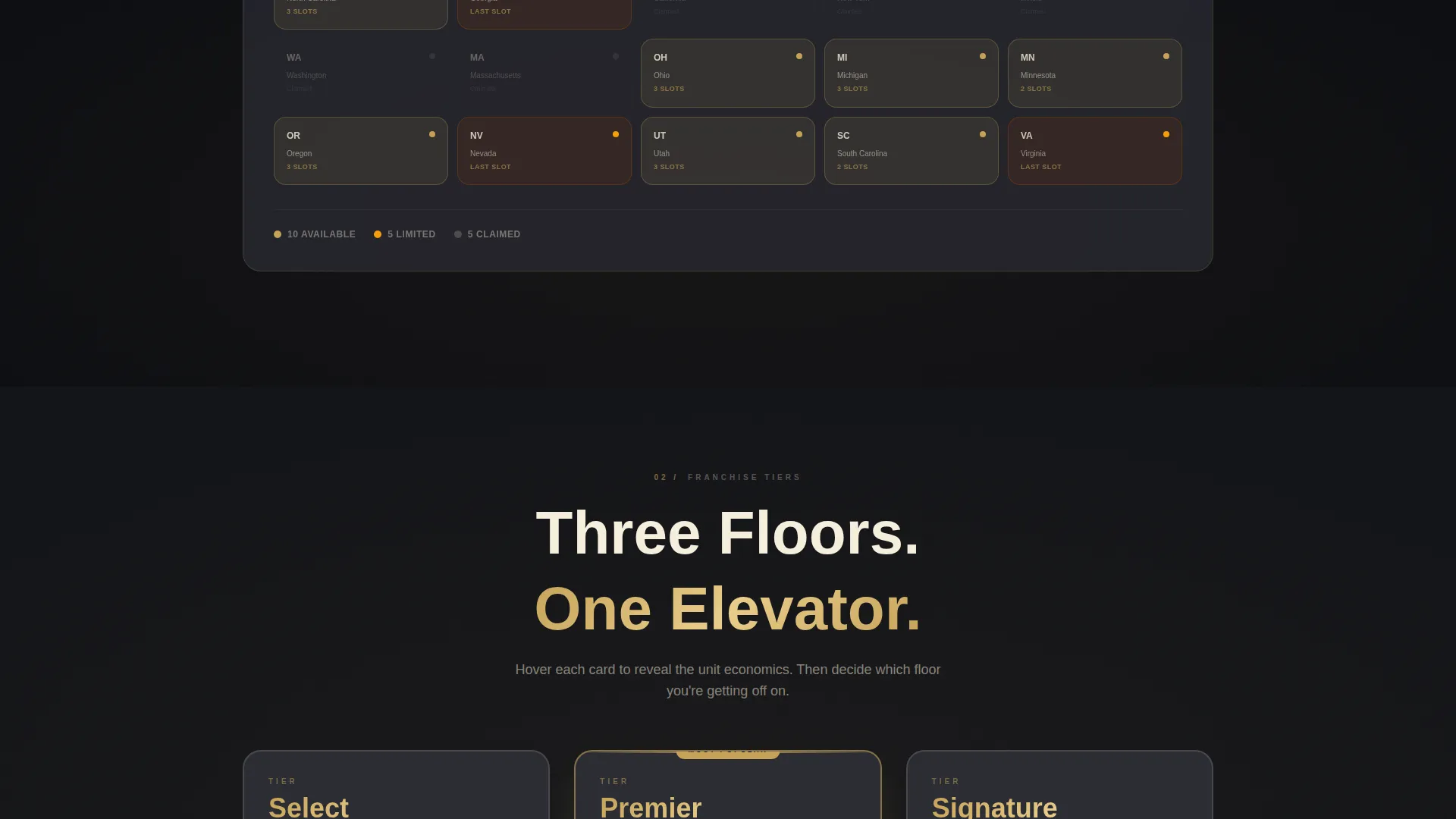 Hotel Franchise Landing Page Template
