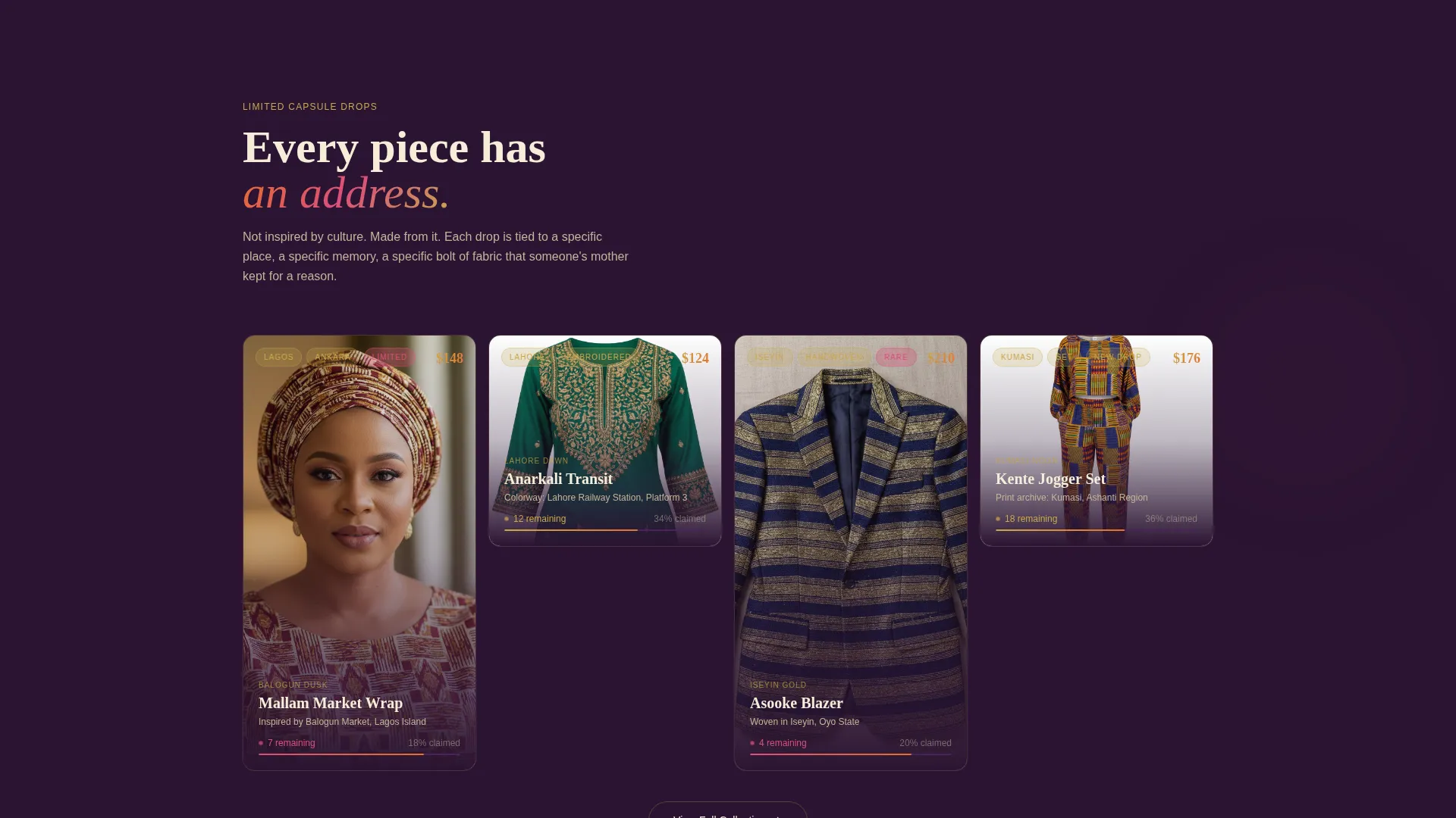 Specialist Immigrant-Owned Business Portfolio & Case Study Website Template