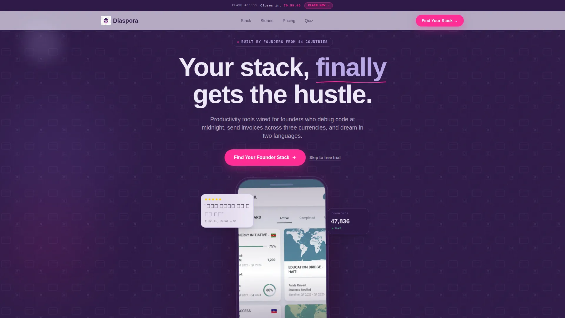 Specialist Immigrant-Owned Business Professional Website Template