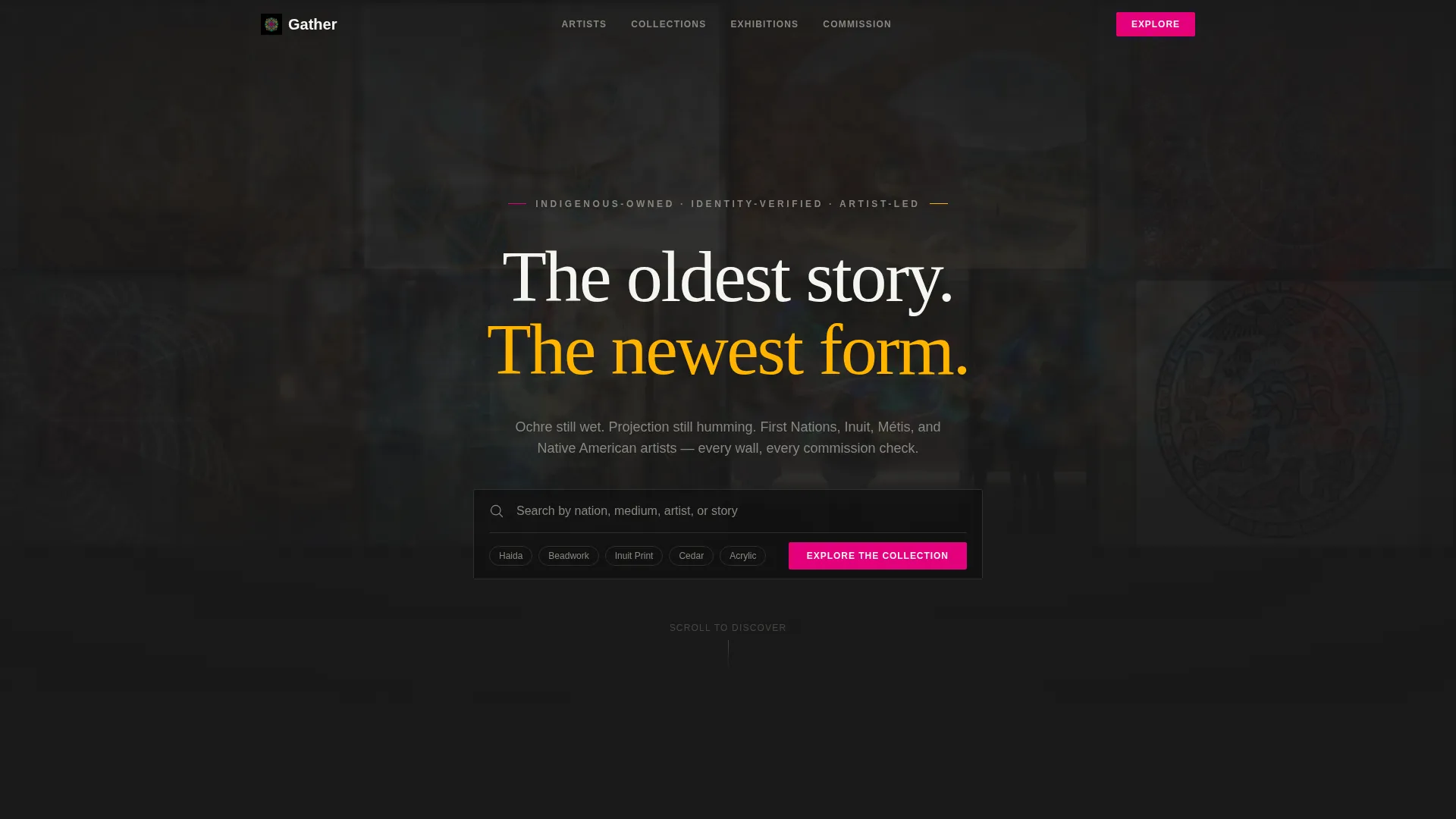 Indigenous-Owned Business Portfolio & Case Study Website Template