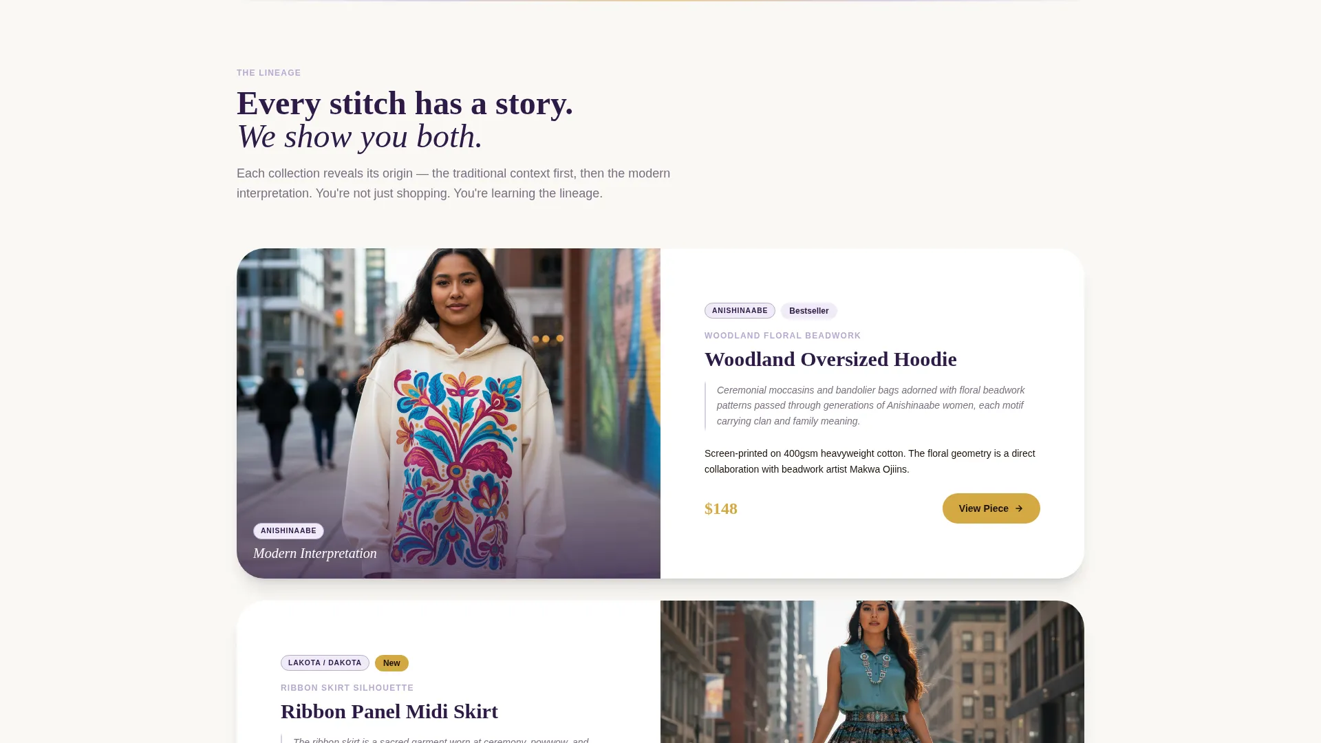 Indigenous-Owned Business Professional Website Template