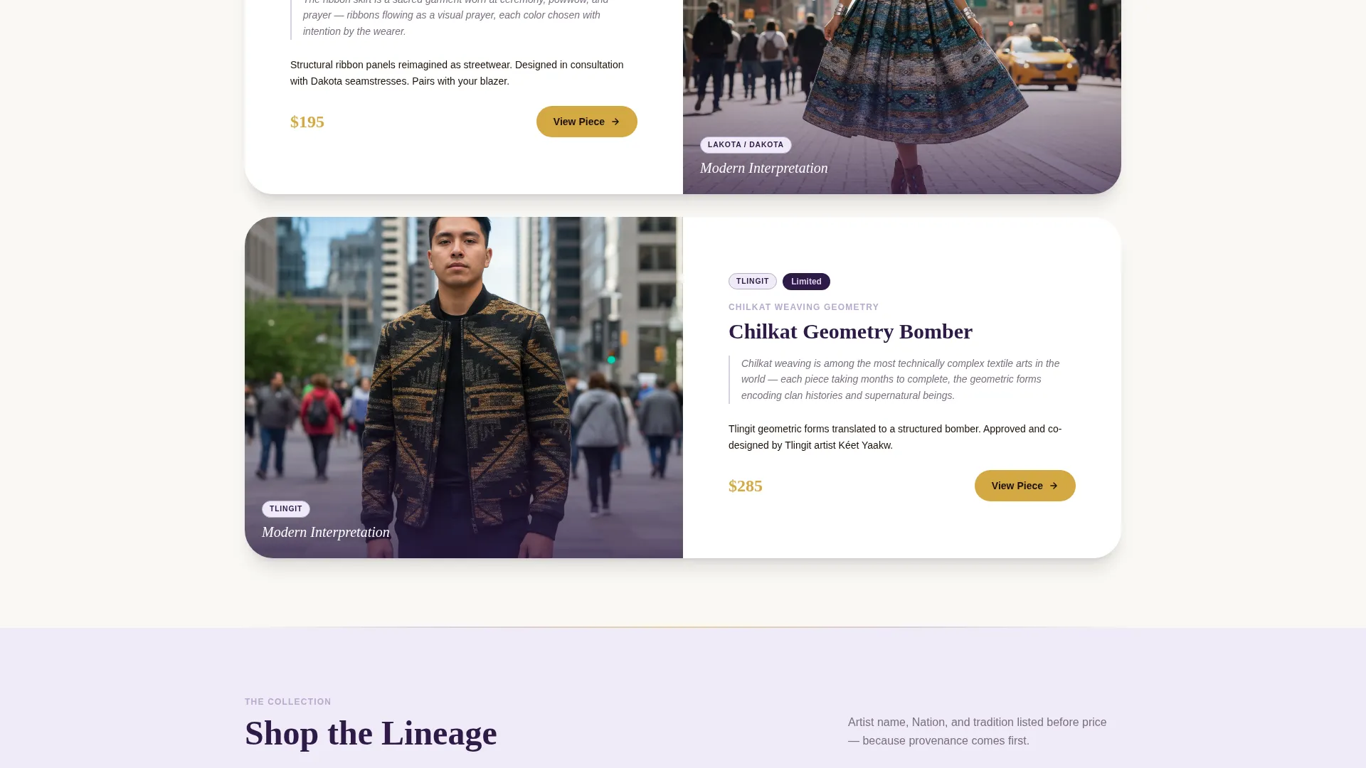Indigenous-Owned Business Professional Website Template