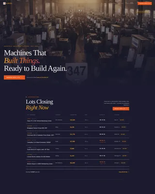 Local Auction Platforms & Types Professional Website Template