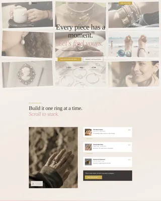 Jewelry & Accessories E-Commerce Advanced Professional Website Template