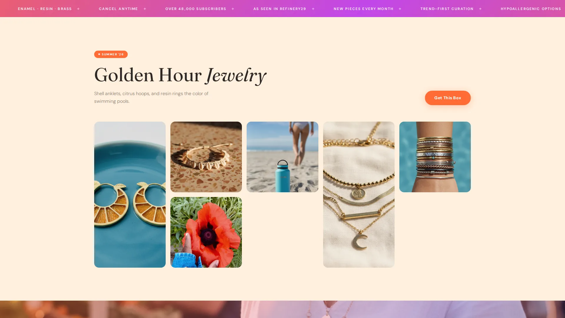 Jewelry & Accessories E-Commerce Specialist Professional Website Template