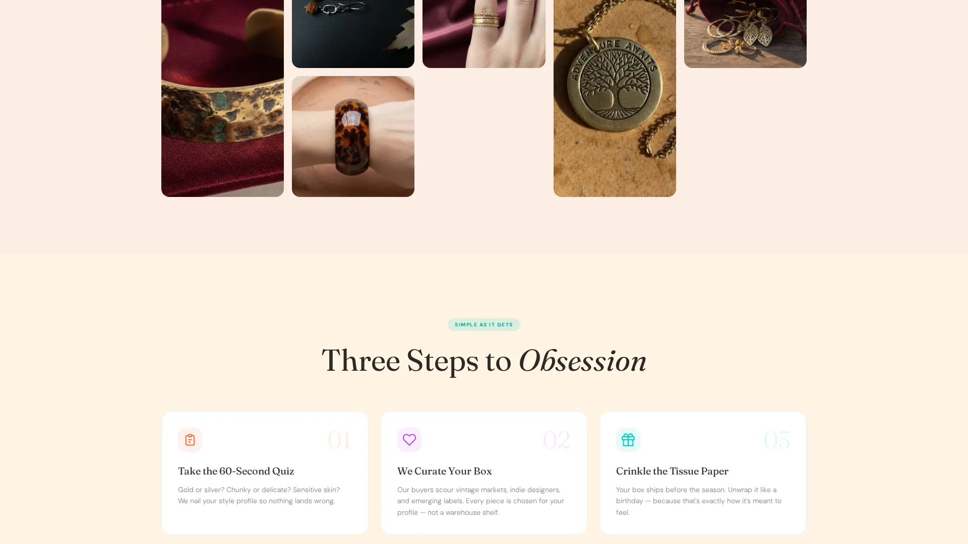 Jewelry & Accessories E-Commerce Specialist Professional Website Template