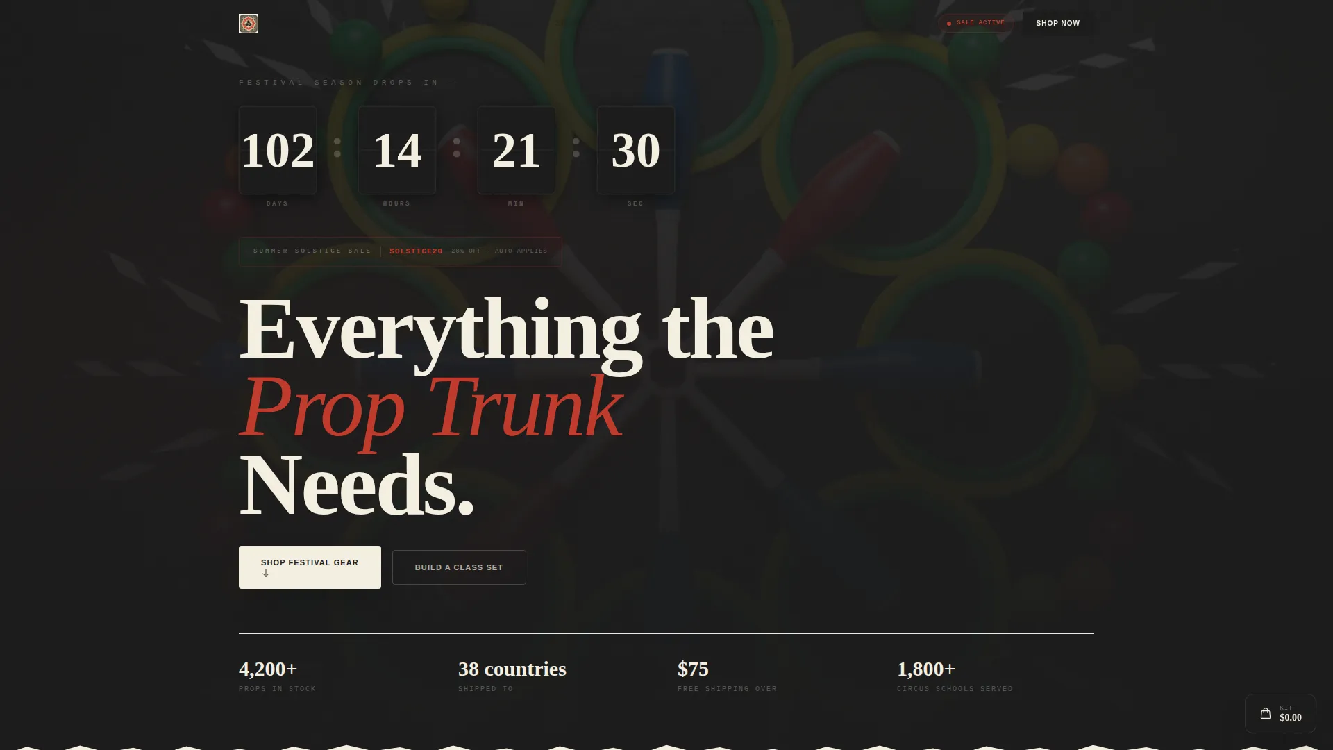 Hobby & Passion Supplies Professional Website Template