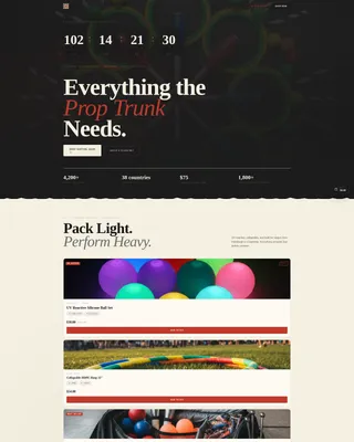 Hobby & Passion Supplies Professional Website Template