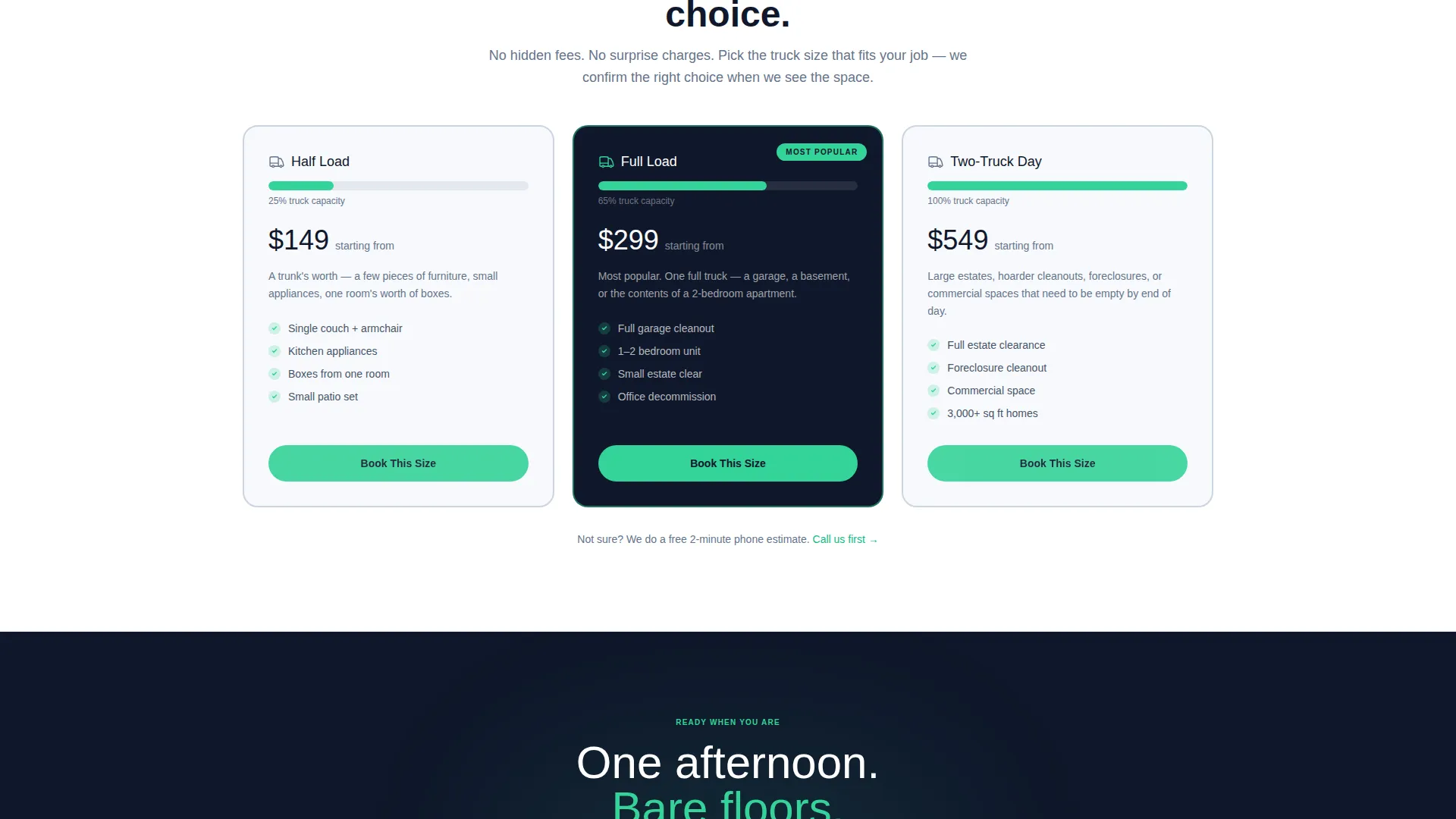 Franchise Business Booking Website Template