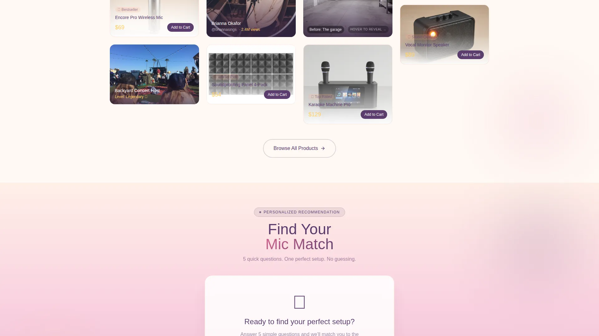 Hobby & Passion Supplies Portfolio Website Template