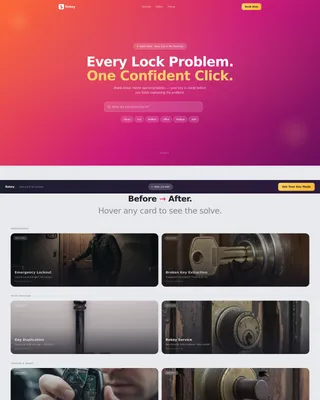 Premium Local Brick & Mortar Business Appointment Booking Website Template