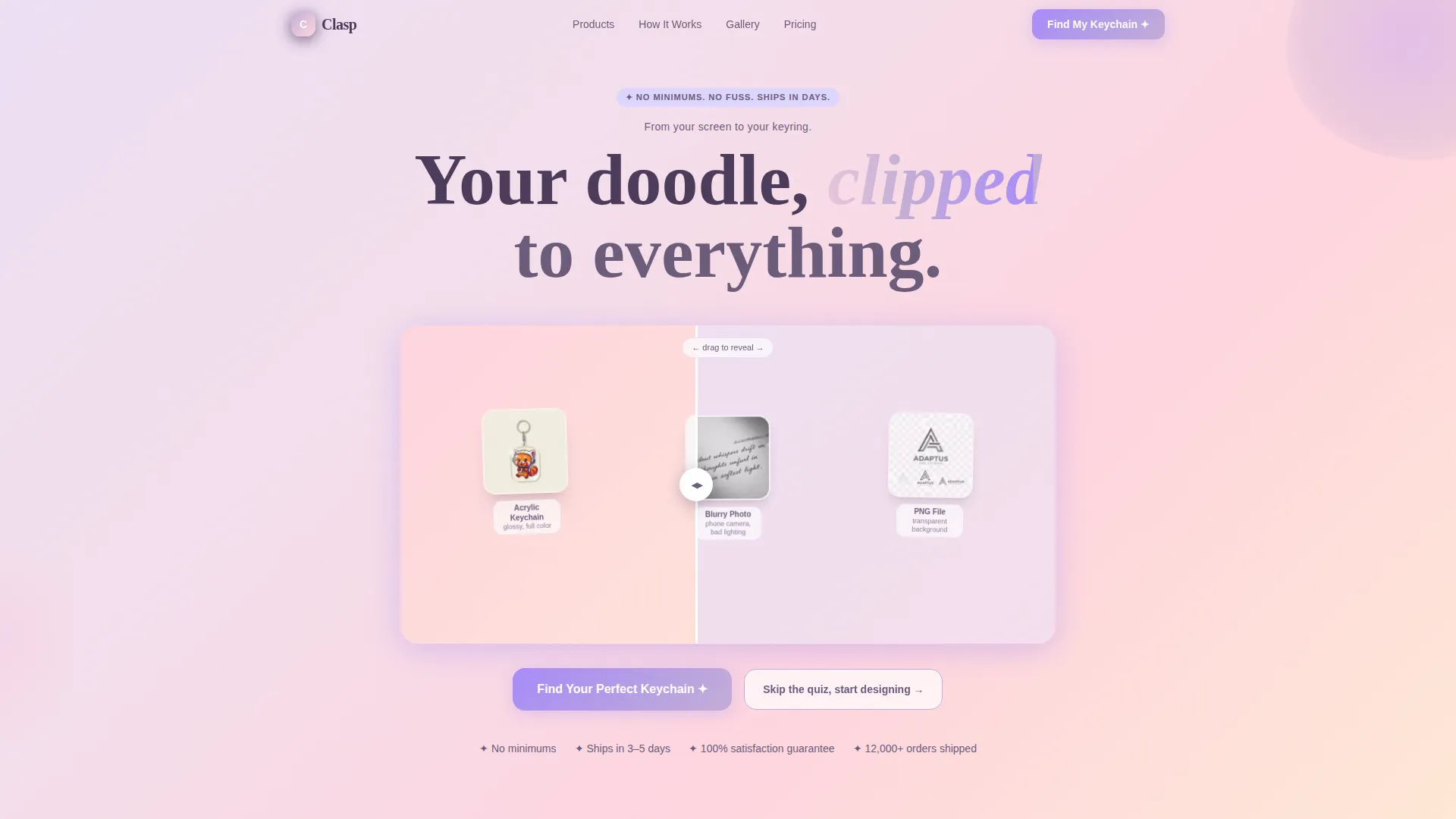 Keychains & Lanyards Store Specialist Professional Website Template