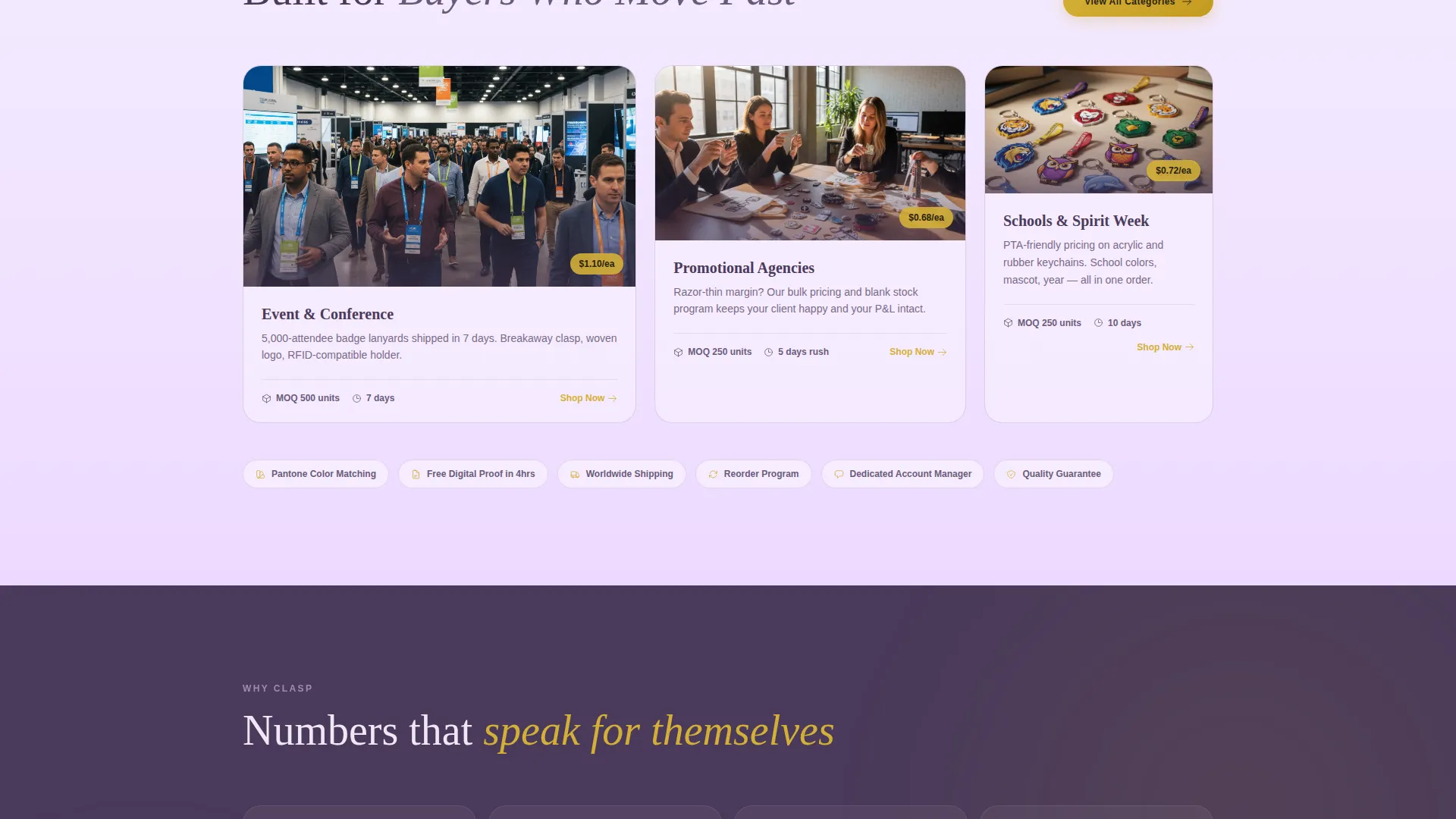 Keychains & Lanyards Store Advanced Professional Website Template