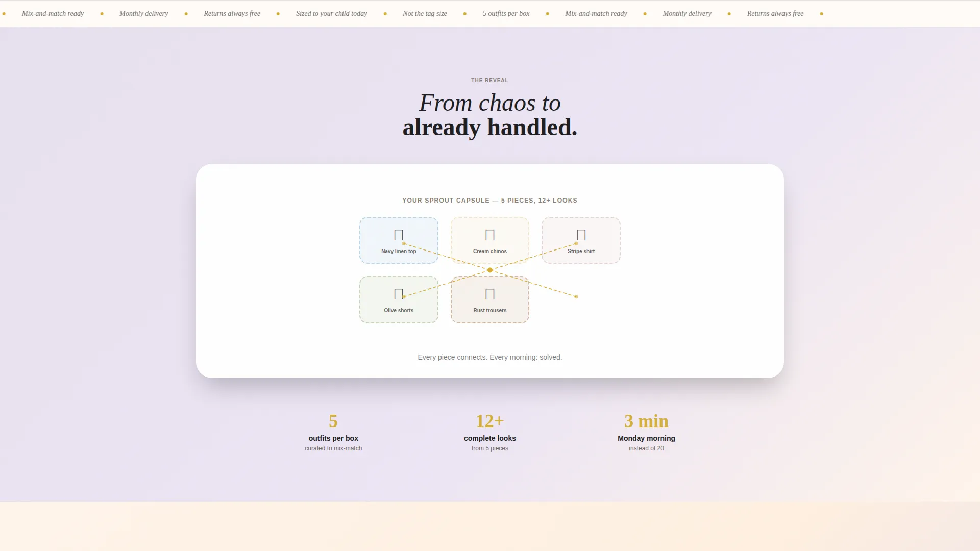 Subscription Box Services Professional Website Template